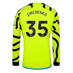 Arsenal Oleksandr Zinchenko #35 Replica Away Stadium Shirt 2023-24 Long Sleeve